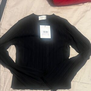 DISSH Black Long Sleeve Top